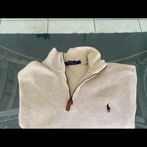 Men’s L Polo by Ralph Lauren Sweater Quarter Zip